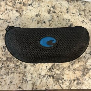 Costa Black Sunglasses Case with Blue Wave Logo